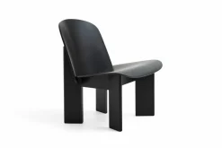 Chisel lounge chair Svart lackad ek