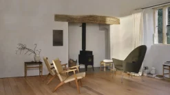 CH004 nesting tables satsbord Oljad ek-valnöt