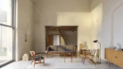CH004 nesting tables satsbord Oljad valnöt