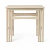 CH004 nesting tables satsbord Såpad ek