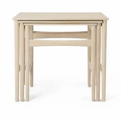 CH004 nesting tables satsbord Såpad ek