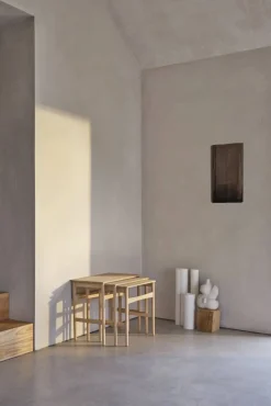 CH004 nesting tables satsbord Såpad ek