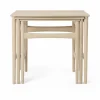 CH004 nesting tables satsbord Vitoljad ek