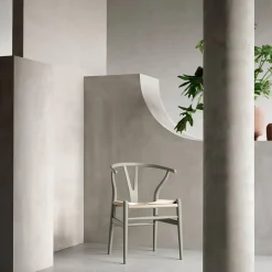 CH24 Y-stol Soft Crawford Wegner Clay-naturflätad