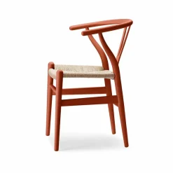 CH24 Y-stol Soft Crawford Wegner Terracotta-naturflätad