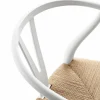 CH24 Y-stol Soft naturflätad sits White S0502-Y