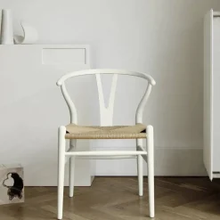 CH24 Y-stol Soft naturflätad sits White S0502-Y