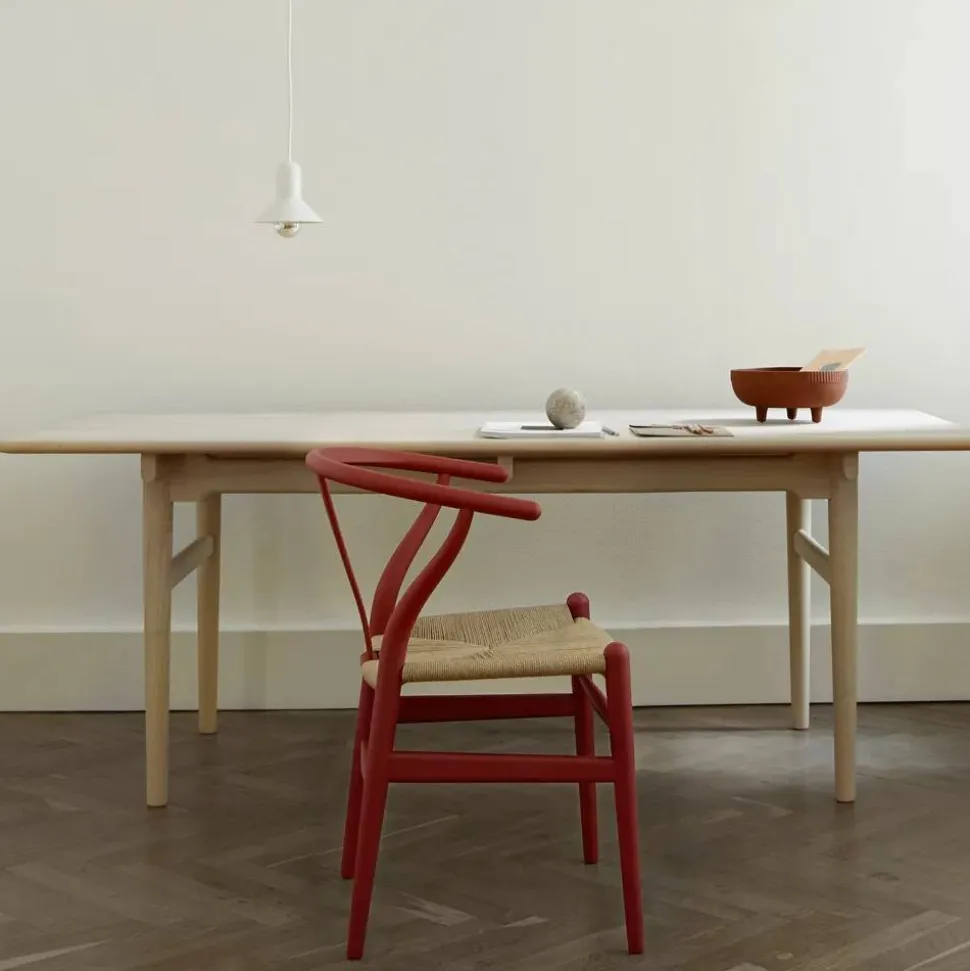CH24 Y-stol Soft naturflätad sits Red S4550-Y80R