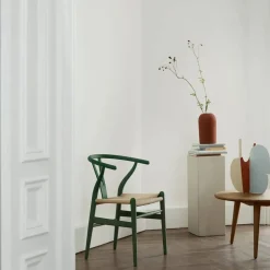 CH24 Y-stol Soft naturflätad sits Green S8010-G10Y