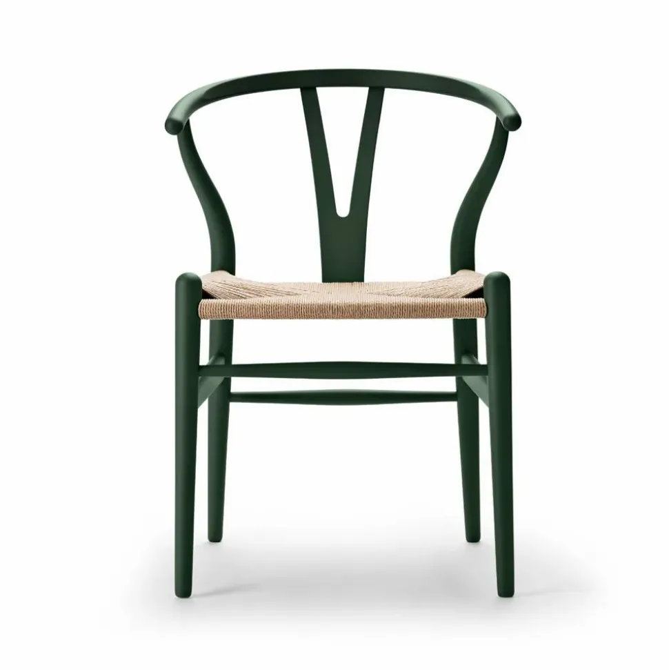 CH24 Y-stol Soft naturflätad sits Green S8010-G10Y