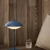 Clam portabel bordslampa 31 cm Dusk blue