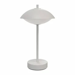 Clam portabel bordslampa 31 cm White
