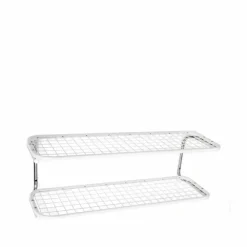 Classic 650 skohylla vit/krom 2 plan 110 cm