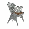 Classic fåtölj Aluminium-oljad mahogny