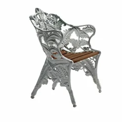 Classic fåtölj Aluminium-oljad mahogny