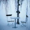 Classic No.2 stol Svart varmgalvat stativ