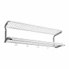 Classic 650 hatthylla vit/krom 2 plan 90 cm