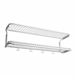 Classic 650 hatthylla vit/vit 2 plan 100 cm