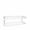 Classic 650 skohylla vit/krom 2 plan 120 cm