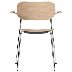Co Chair matstol armstöd kromade ben Ek