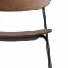 Co Chair matstol med armstöd Mörkbetsad ek