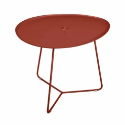 Cocotte bord lågt Red ochre (röd)