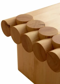 004 Coffee Table soffbord Matt oljevaxad furu 120x80x35 cm