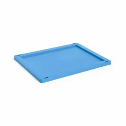 Colour Crate lock plastic medium Electric blue