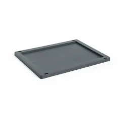 Colour Crate lock plastic medium Charcoal