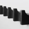 Column klädhängare 49 cm Svartlackerad ek