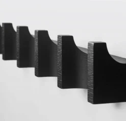 Column klädhängare 49 cm Svartlackerad ek