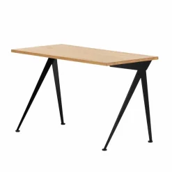 Compas Direction skrivbord Oiled oak-Deep black