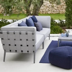 Conic modulsoffa Light grey-dagbädd inkl. dynor