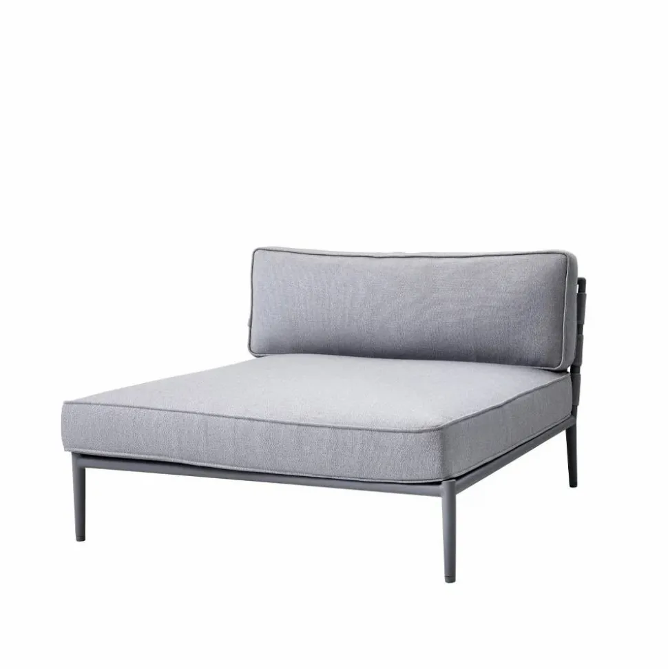 Conic modulsoffa Light grey-dagbädd inkl. dynor