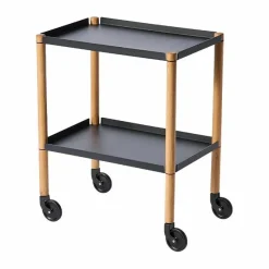 Connect bord Oljad ek svart metall