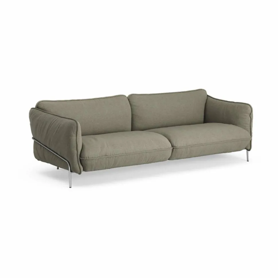 Continental soffa Sealife Green/black-kromat stål