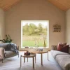 Continental soffa Sealife Ivory/sand-kromat stål