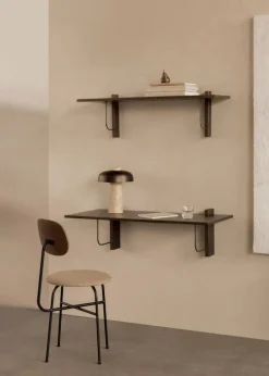 Corbel skrivbord 100x45cm Dark stained oak