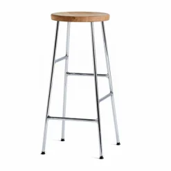 Cornet barpall 75 cm Oiled oak-chrome