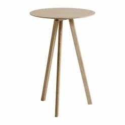 CPH20 2.0 barbord Ø70 cm Lacquered oak-oak veneer