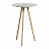 CPH20 2.0 barbord Ø70 cm Off white linoleum-lacq. oak