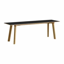 CPH215 Deux 2.0 bänk 140 cm Black laminate-lacquered oak