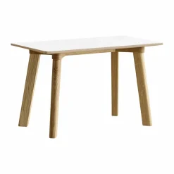 CPH215 Deux 2.0 bänk 75 cm Pearl white-lacquered oak