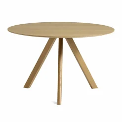 CPH20 2.0 matbord Ø120 cm Lacquered oak-oak veneer