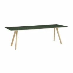CPH30 2.0 matbord 90x250 cm Green linoleum-lacquered oak