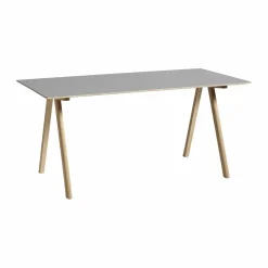 CPH10 2.0 skrivbord 80x160 cm Grey linoleum-lacquered oak