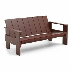 Crate Lounge soffa lackad furu iron red