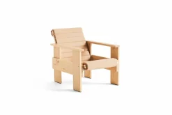 Crate loungestol lackad furu Natural