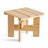 Crate Low Table bord 45x45x40 cm lackad furu Water-based lacquered pinewood