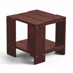 Crate Side Table bord 49 5x49 5x45 cm lackad furu Iron red
